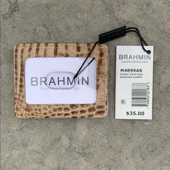 BRAHMIN Leather Kristen Card/ID Case - Picture 1 of 3